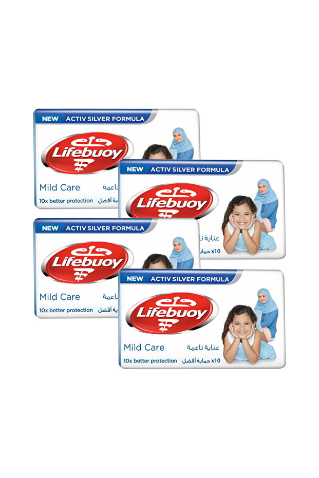 Lifebuoy ASF Mild Care Bar Soap 160 g 3+1