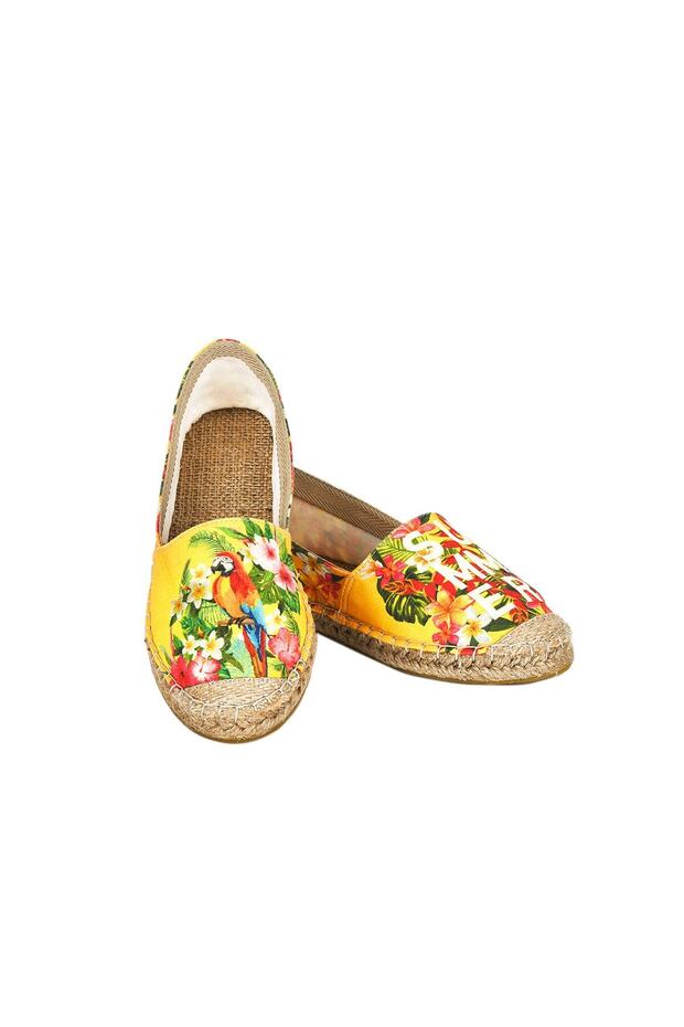 El Yapımı Hasır Taban Espadril - 2
