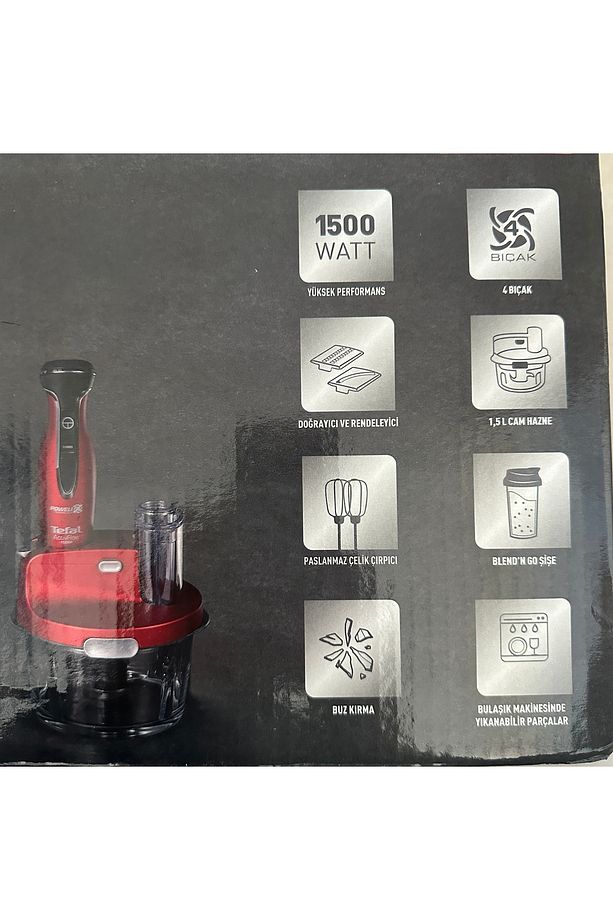 4 Bıçaklı Blender Mutfak Robotu Seti - 1,5 Litre Geniş Hazne - Üstün Performans - 7