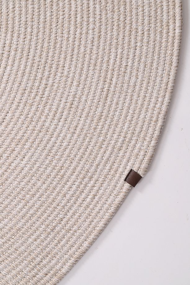 Jüt Tabanlı Hasır El Örme Bohemı Kilim - 5