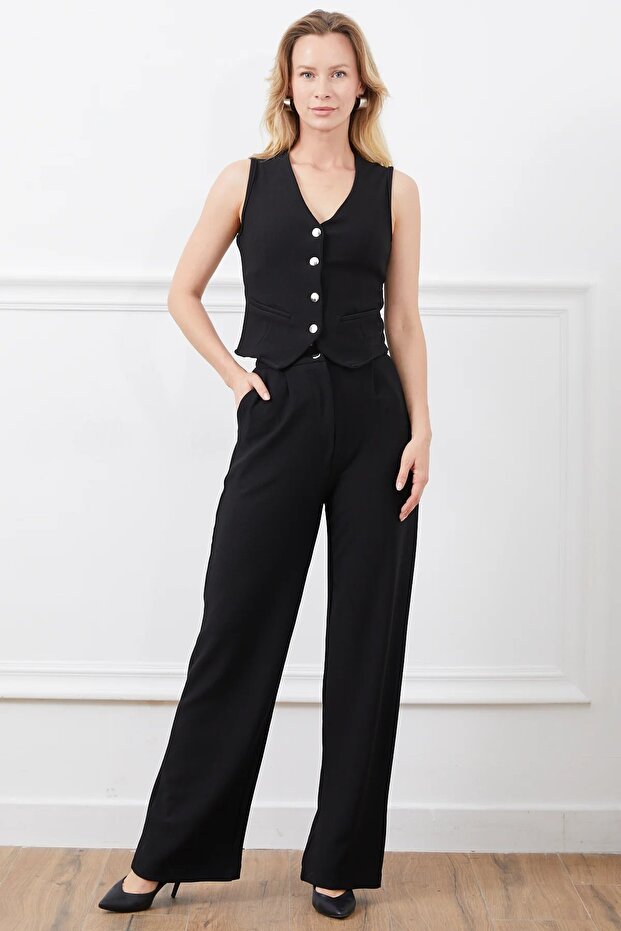 Vest Pants Double Set