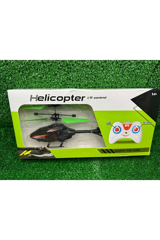 El Sensörlü Helikopter Uzaktan Kumandalı Yeşil Şarjlı 20cm - 1