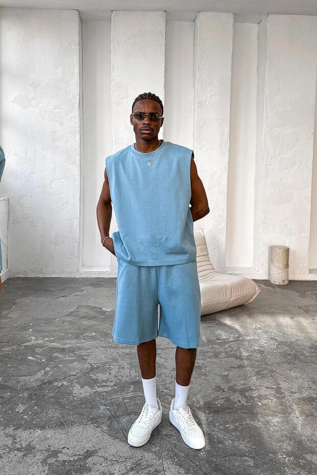 Bebe Mavisi Cozy Premium Basic Atlet - 4