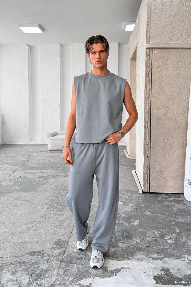 Füme Cozy Premium Basic Baggy Eşofman - 6