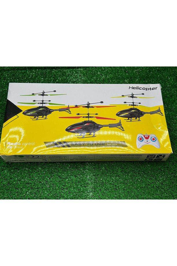 El Sensörlü Helikopter Uzaktan Kumandalı Sarı Şarjlı 20cm - 3