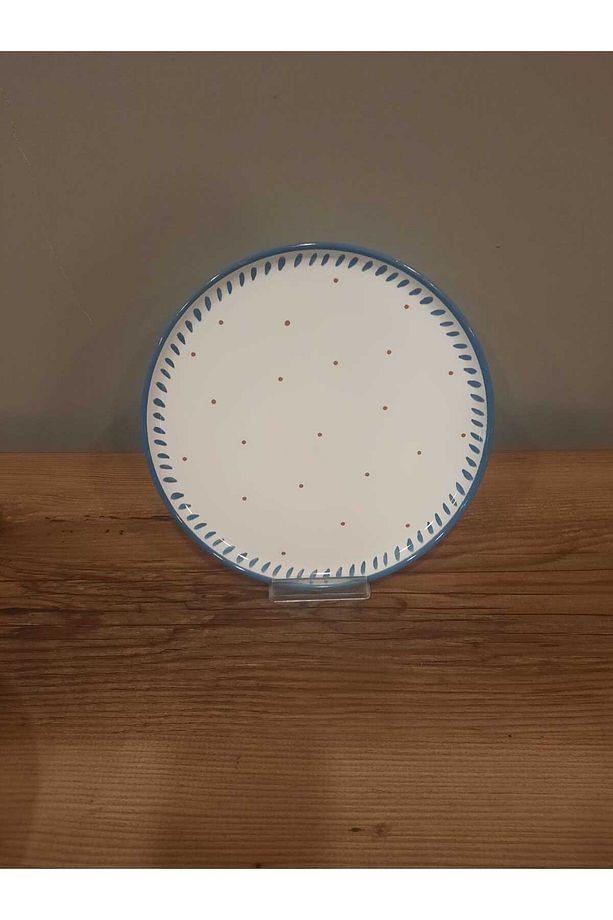 KERAMİKA 22 CM PASTA TABAĞI 6 ADET NORDIC PARLAK - 3