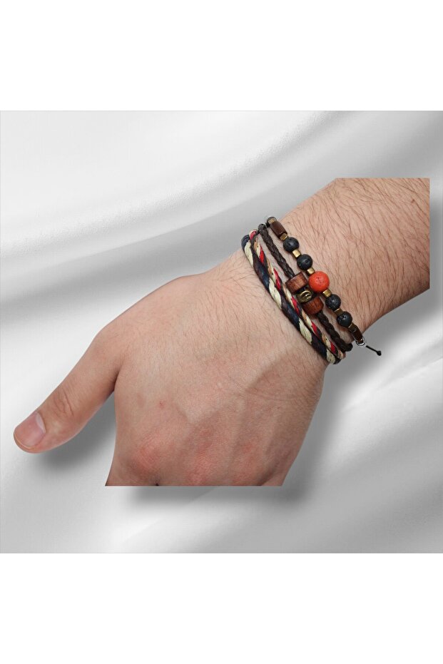 Stylish Salas Men's Bracelet | Bohemian Style with Adjustable Lift Closure 1