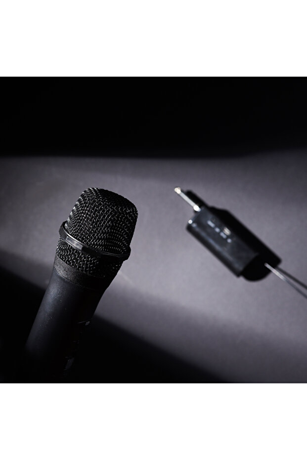 ميكروفون لاسلكي - صوت نقي، مدى ١٥ مترًا، ضوضاء منخفضة، للمغنين والخطباء والفعاليات الحية - 4