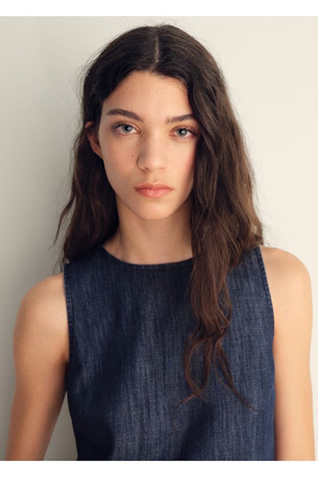 Rinse wash denim crop bluz - 6