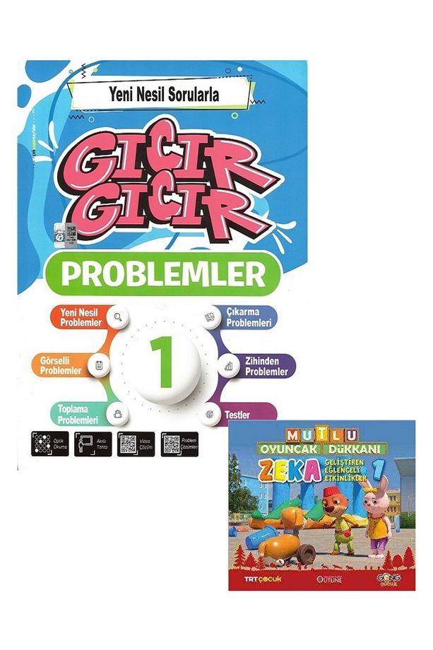 1.Sınıf Yeni Nesil Sorularla Gıcır Gıcır Problemler (Okulda-Evde-Tatilde) - 1