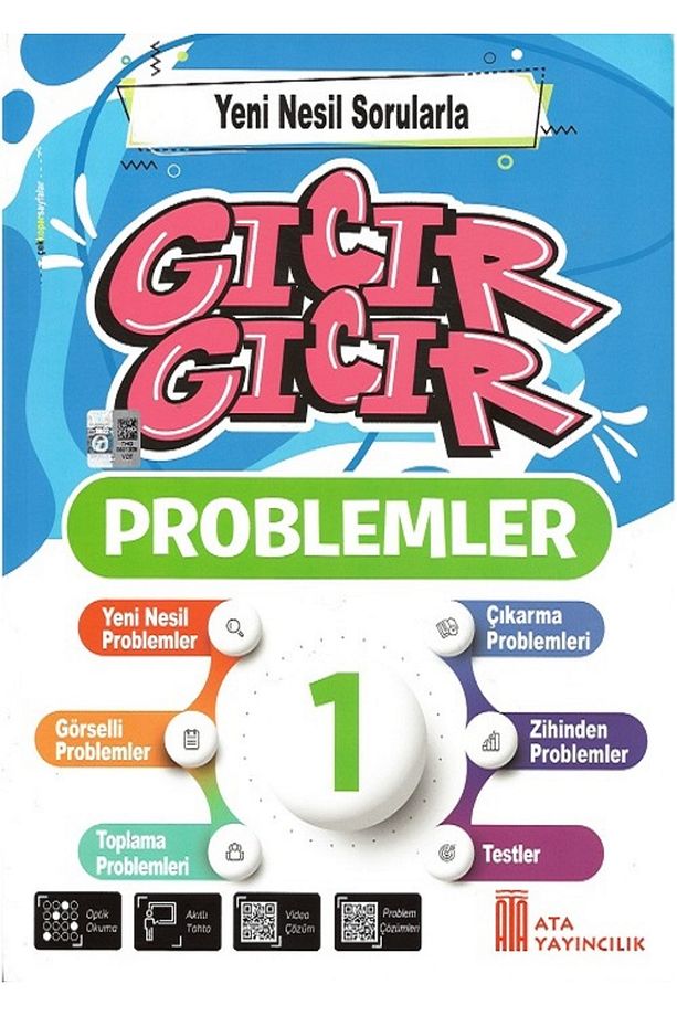 1.Sınıf Yeni Nesil Sorularla Gıcır Gıcır Problemler (Okulda-Evde-Tatilde) - 2