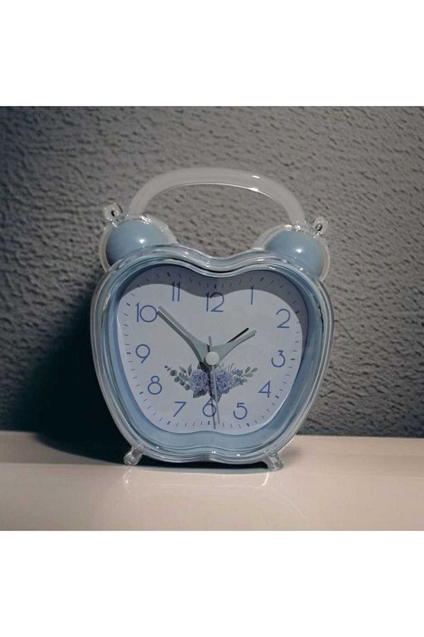 Ev Dekoru Için Sevimli Çalar Saat, Alarm Seçenekli, Kalpli Tasarım, Net Ve Sesli Alarmlı(PEMBE) - 3