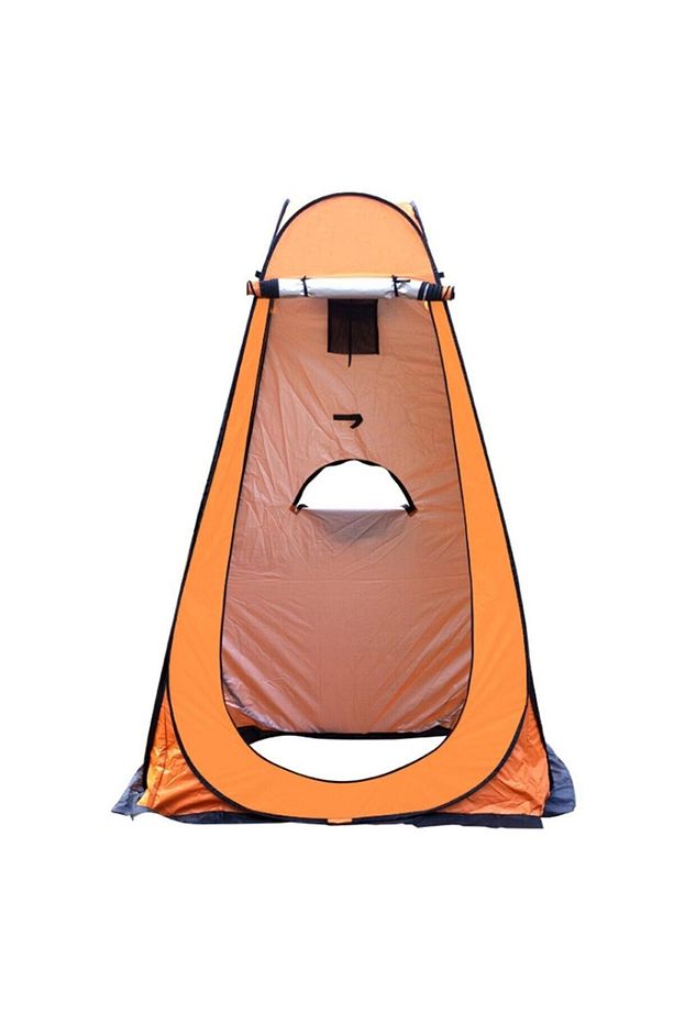 Portatif Otomatik Giyinme Duş Tuvalet Soyunma Çadırı  Çift Pencereli 120*120*190 cm - 2