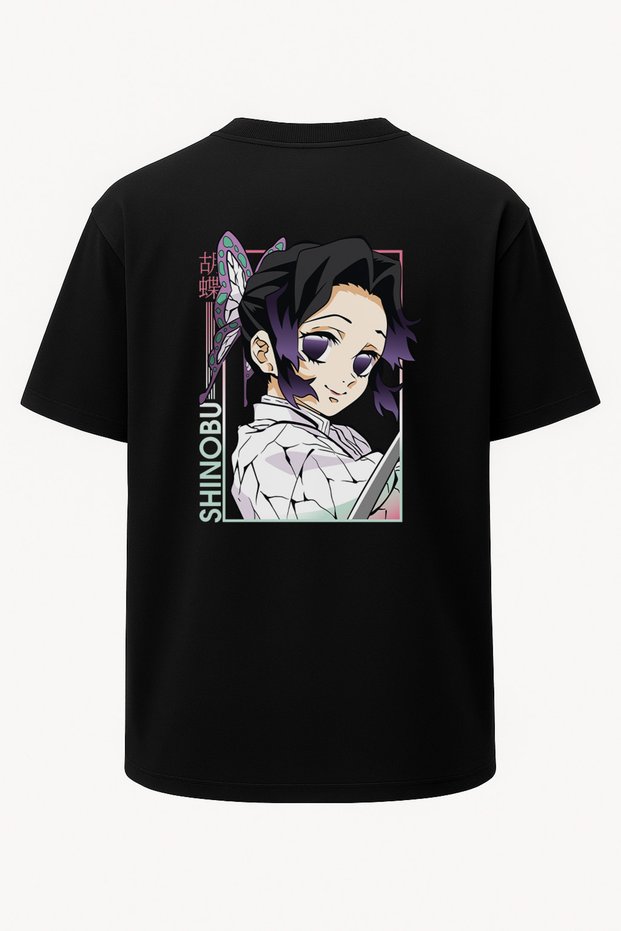 Oversize Shinobu Kocho Demon Slayer Printed Unisex T-Shirt