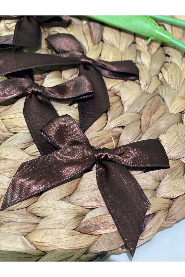 Bow Satin Ribbon 10 Pieces 2 cm Ribbon 8 -9 cm Diameter Dowry Parcel Ornament Bundle Ornament