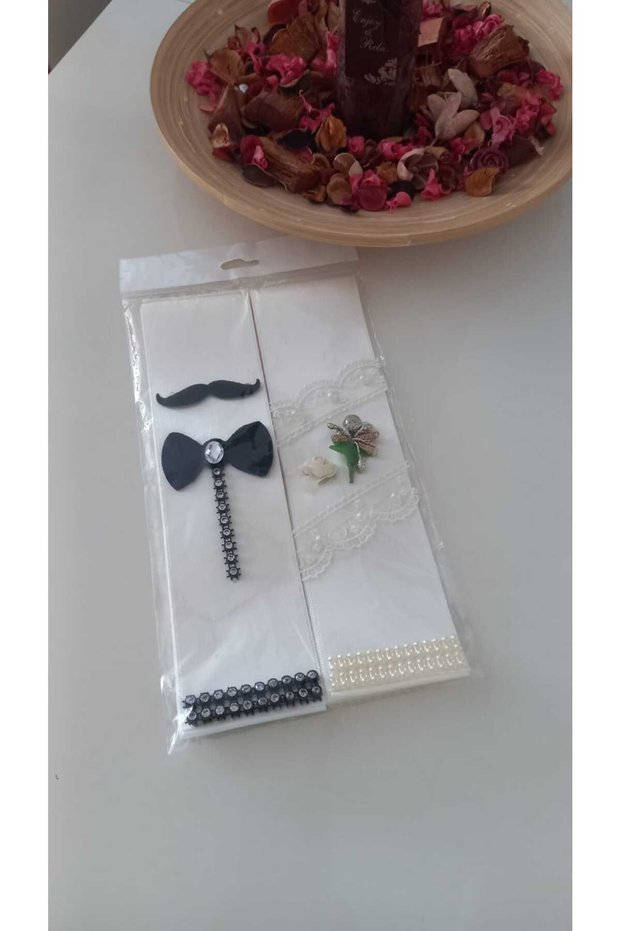 Bride Groom Jewelry Ribbon 2 Meters Length 6cm Width