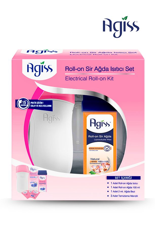 Roll-on Sir Ağda Isıtıcı Set, Ağda Isıtıcı Makine, Normal Ciltler Için Roll-on Sir Ağda, 2 Mt Bez - 8