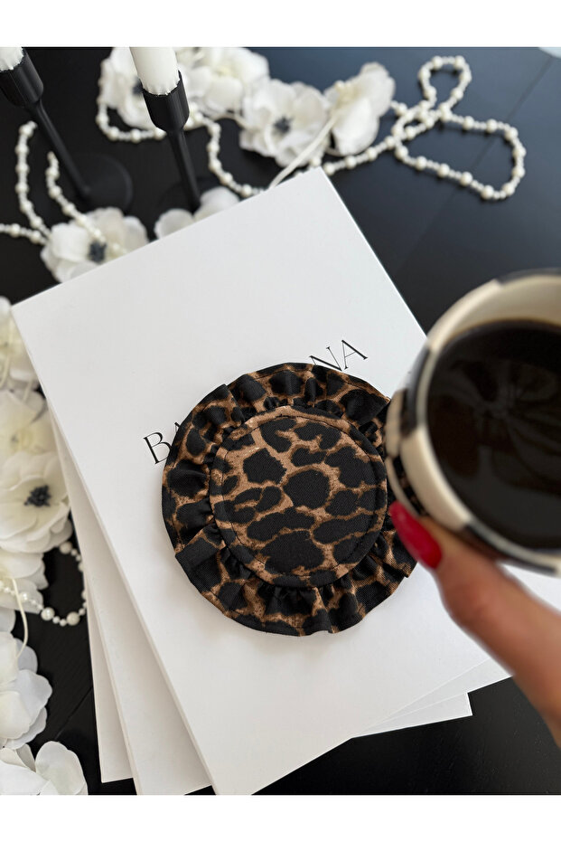 النمر جولة مملوءة كشكش كوستر - 1