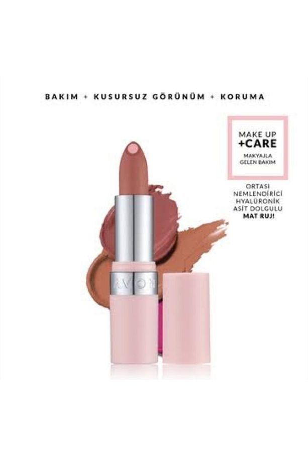 Make Up +Care Matte Hyalüronik Asit İçeren Ruj - 1
