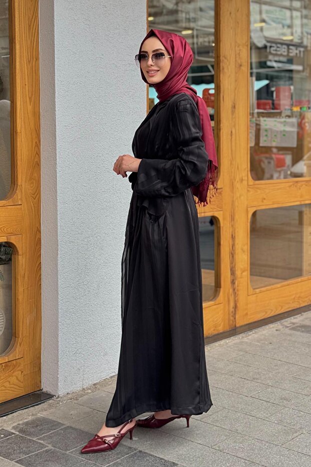 Elbise 37812 Siyah - 2