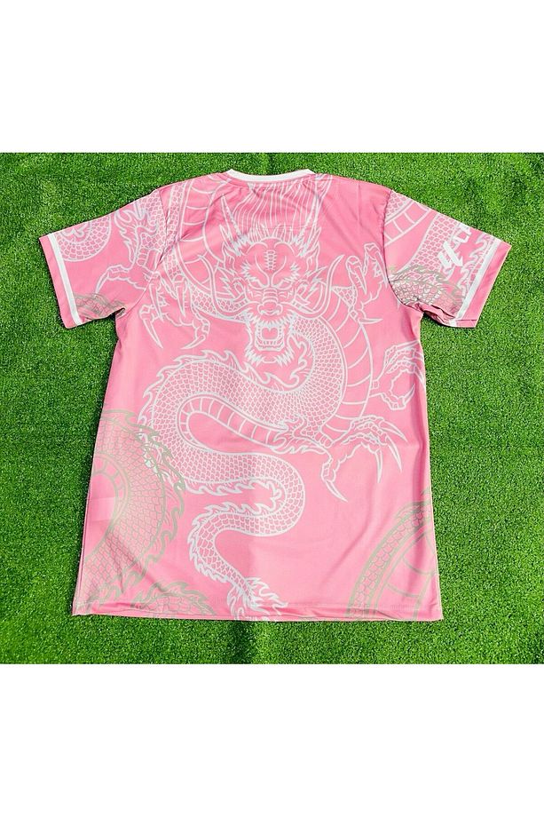 R.e.a.l. M.a.d.r.i.d. Dragon pembe Özel Tasarım Kısa Kollu Forması pembe - 2