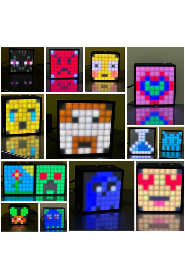 LEDBOX: Yapay Zekalı, İnternete Bağlı Sese Duyarlı Pixel Art LED Kutusu Kodlama Seti - 2
