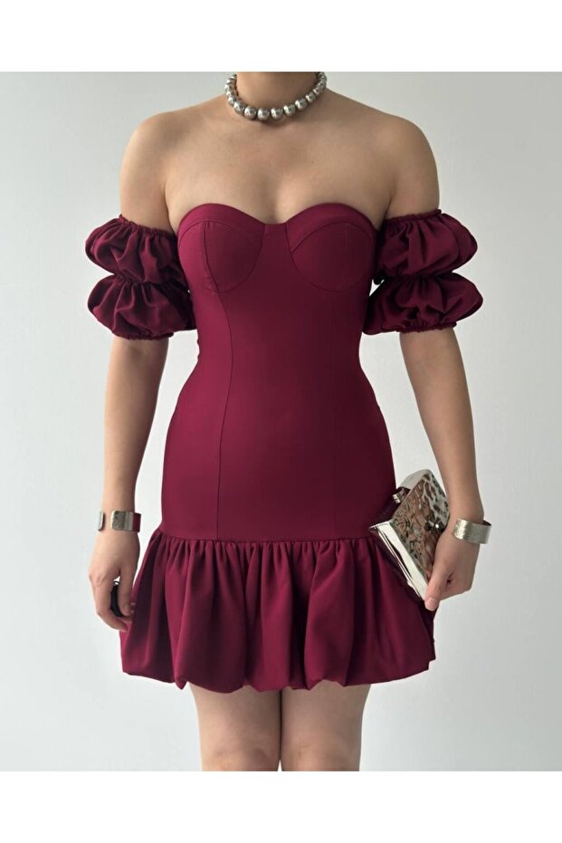 Peyda Straplez Elbise - 2