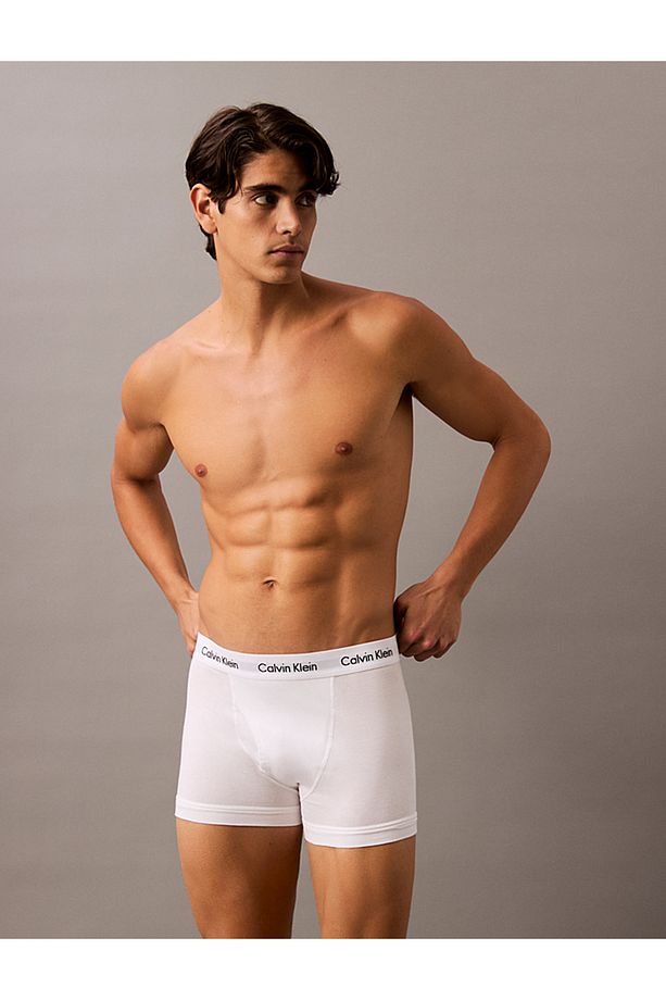 3 Pack Relaxed Dart Trunks - Icon Cotton Stretch - 2