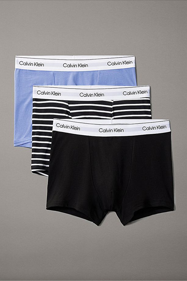 3 Pack Relaxed Dart Trunks - Icon Cotton Stretch - 1