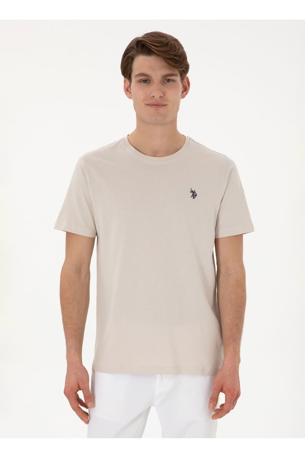 U.S. Polo Assn. Crew Neck Gray Men's T-Shirt Gts01