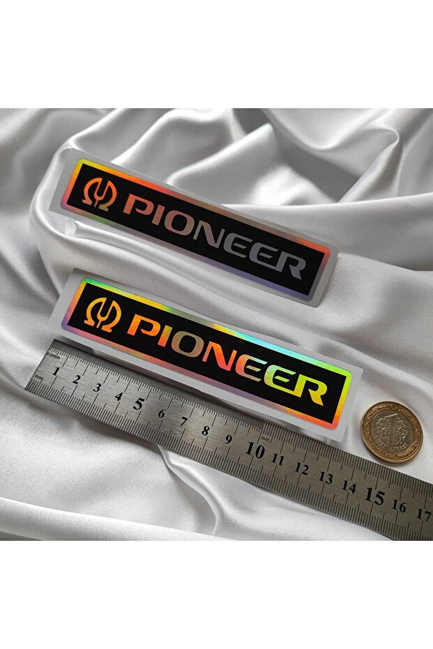 Pionner Hologram Sticker 2 Pcs Auto-Motor Accessories