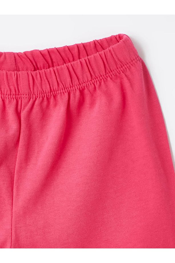 LCW ECO Kız Bebek Şortlu Pijama Takımı - 5
