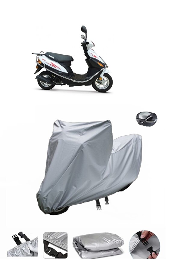 Kuba Fighter 50 Waterproof Motorcycle Tarpaulin Rear Bag Compatible