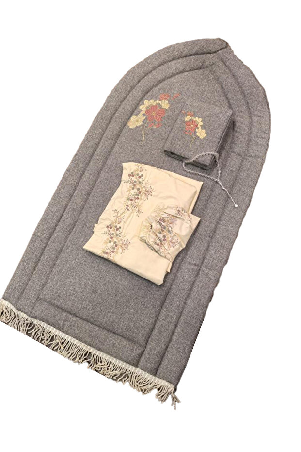 سجادة صلاة رمادية - 1