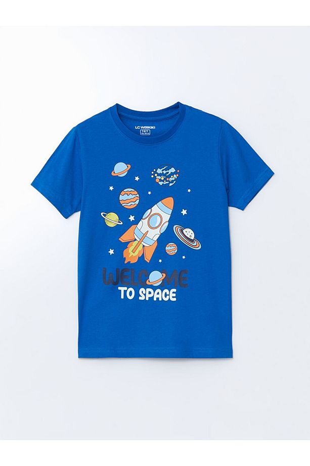 LCW Kids Bisiklet Yaka Erkek Çocuk Pijama Takımı - 2