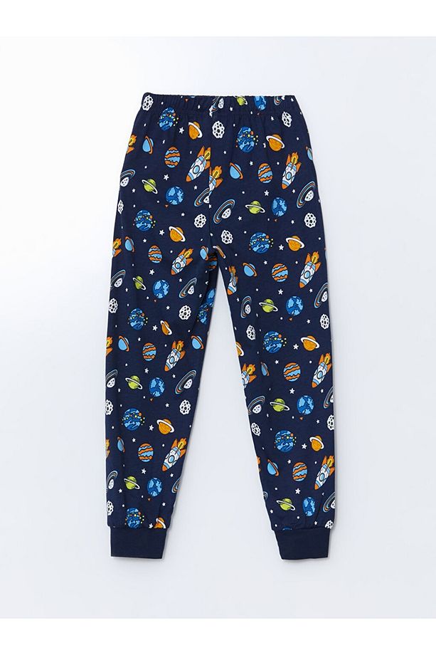LCW Kids Bisiklet Yaka Erkek Çocuk Pijama Takımı - 5