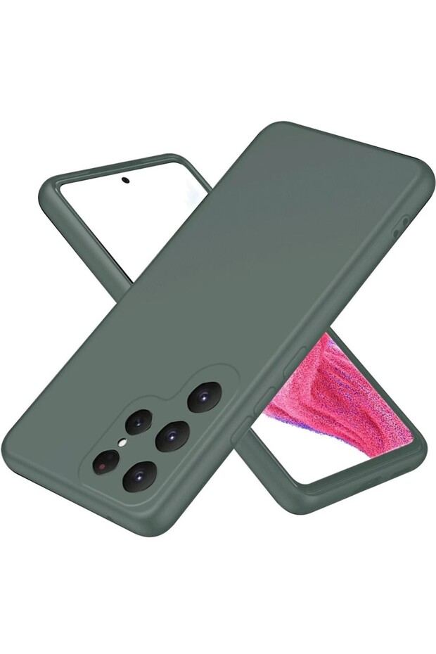 حافظة متوافقة مع هاتف Samsung Galaxy S24 Ultra، غطاء حماية رفيع وبسيط بتصميم ناعم