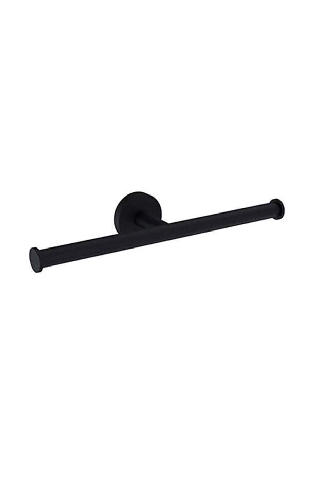 Piave Toilet Paper Holder Double Open Matte Black 3015-0017-Ab