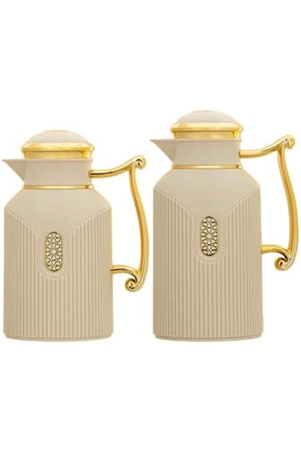 طقم ترامس DEVA 57 بيج مذهب - 2