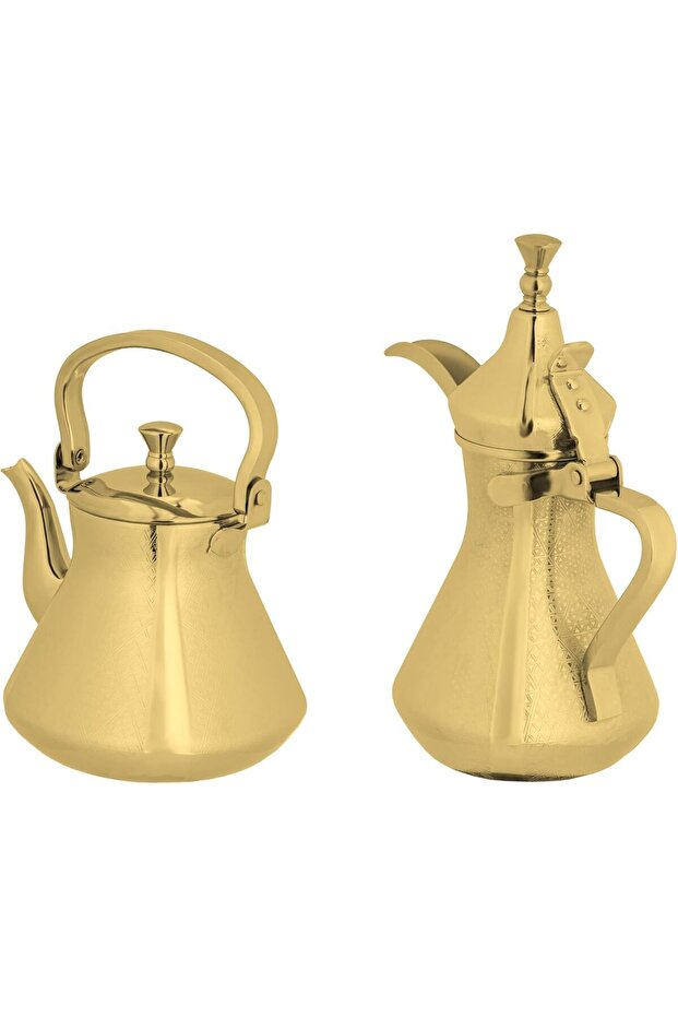 طقم هالو لوسيل 2024 كبير الحجم ذهبي اللون - 2