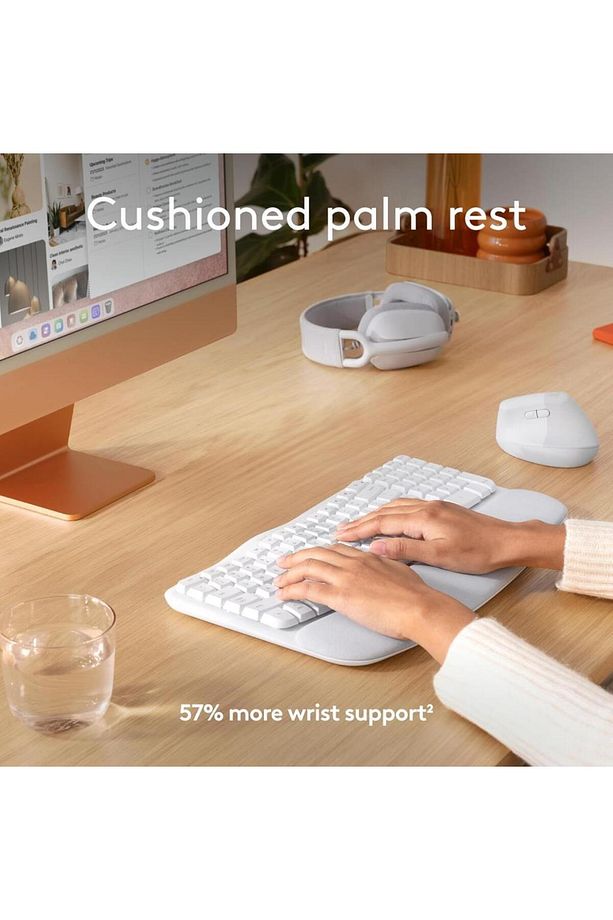 Wave Keys Kablosuz Bluetooth İngilizce Q Klavye Beyaz - 4