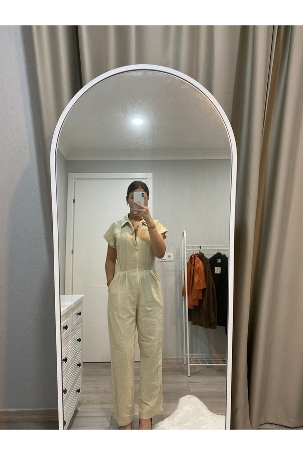 Önden Fermuarlı Tulum - 1