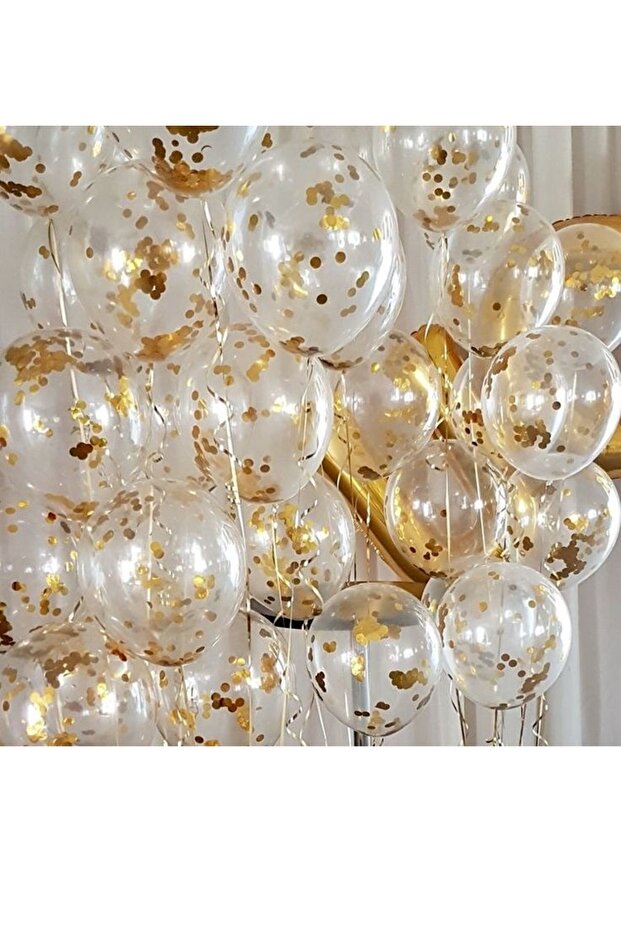 ŞEFFAF KONFETİLİ BALON - 1