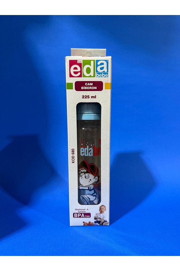 Lüks Eda Cam Biberon 225ml Mavi Renk - 2