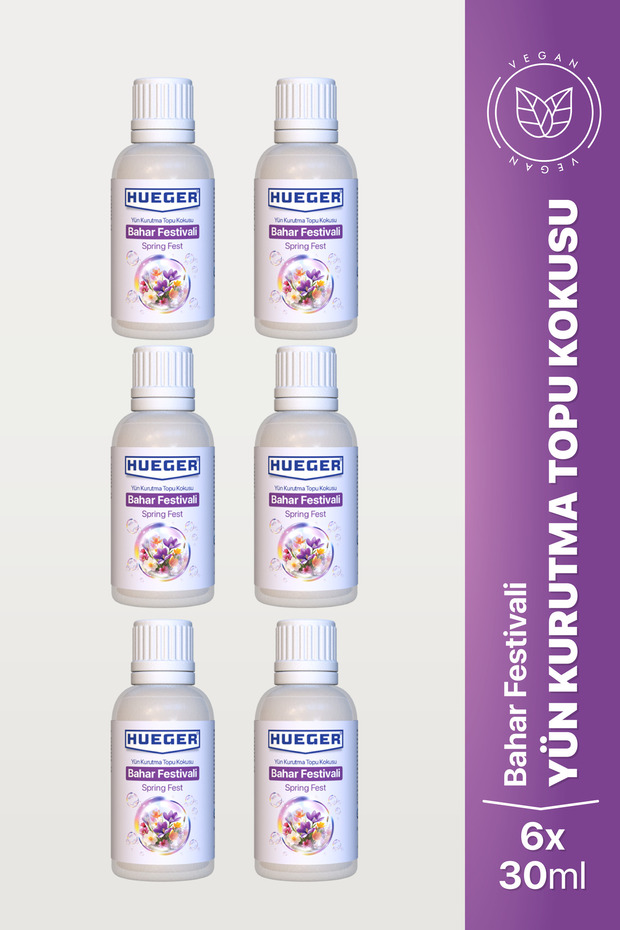 Yün Kurutma Topu Kokusu Bahar Festivali Esansı 6'lı Set - 180 ML - 1