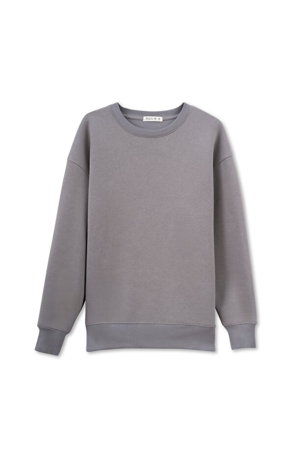 Basic Oversize Sweatshirt - 6