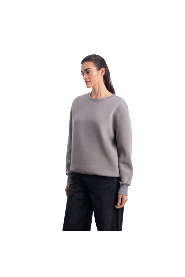 Basic Oversize Sweatshirt - 4
