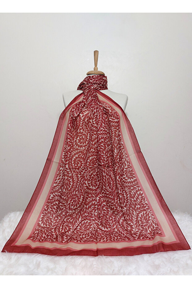 Patterned Soft Cotton Shawl - 1