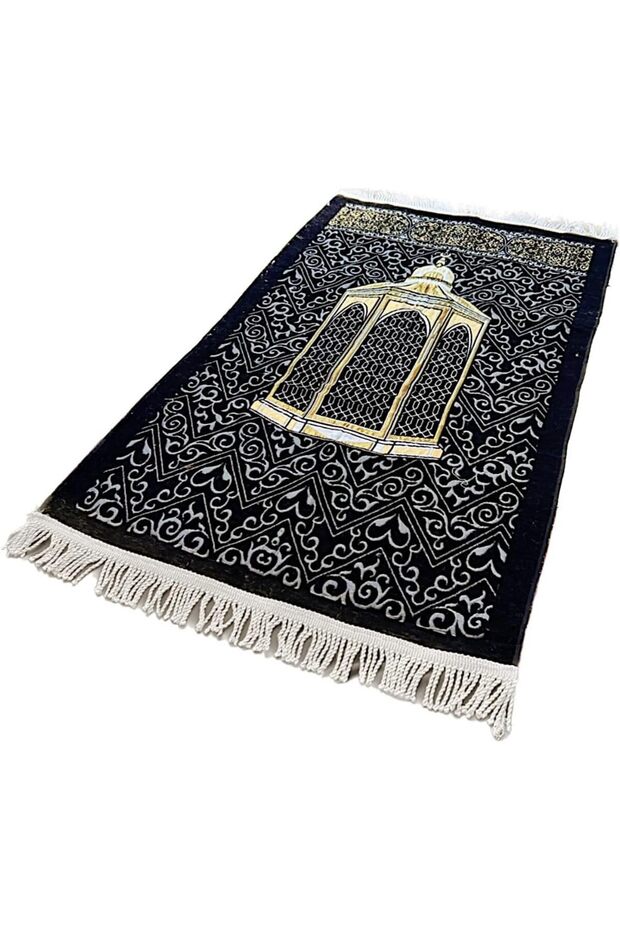 Soft And Silky Prayer Mat with Elegant Design, 2mm Thickness, Ultra Soft Luxury Islamic Praying Rug