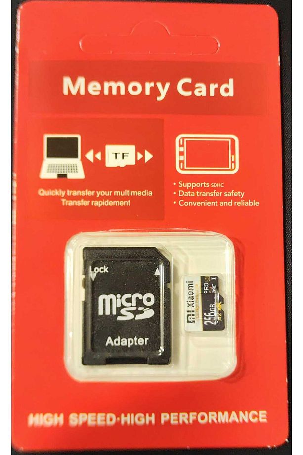 Yüksek Hızlı Hafıza Kartı 256 Gb U3 Sınıf 10 A2 Pro Select Veya Pro Plus Tf Kart Okuyucu Adaptörü - 1